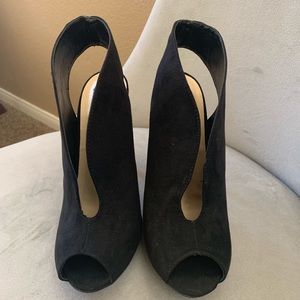 Fashion Nova Open Toe Bootie Heels